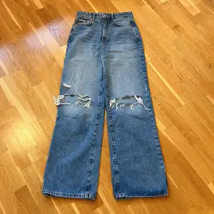 Jeans från Gina Tricot, 36, High waist, wide leg, mkt bra skick 