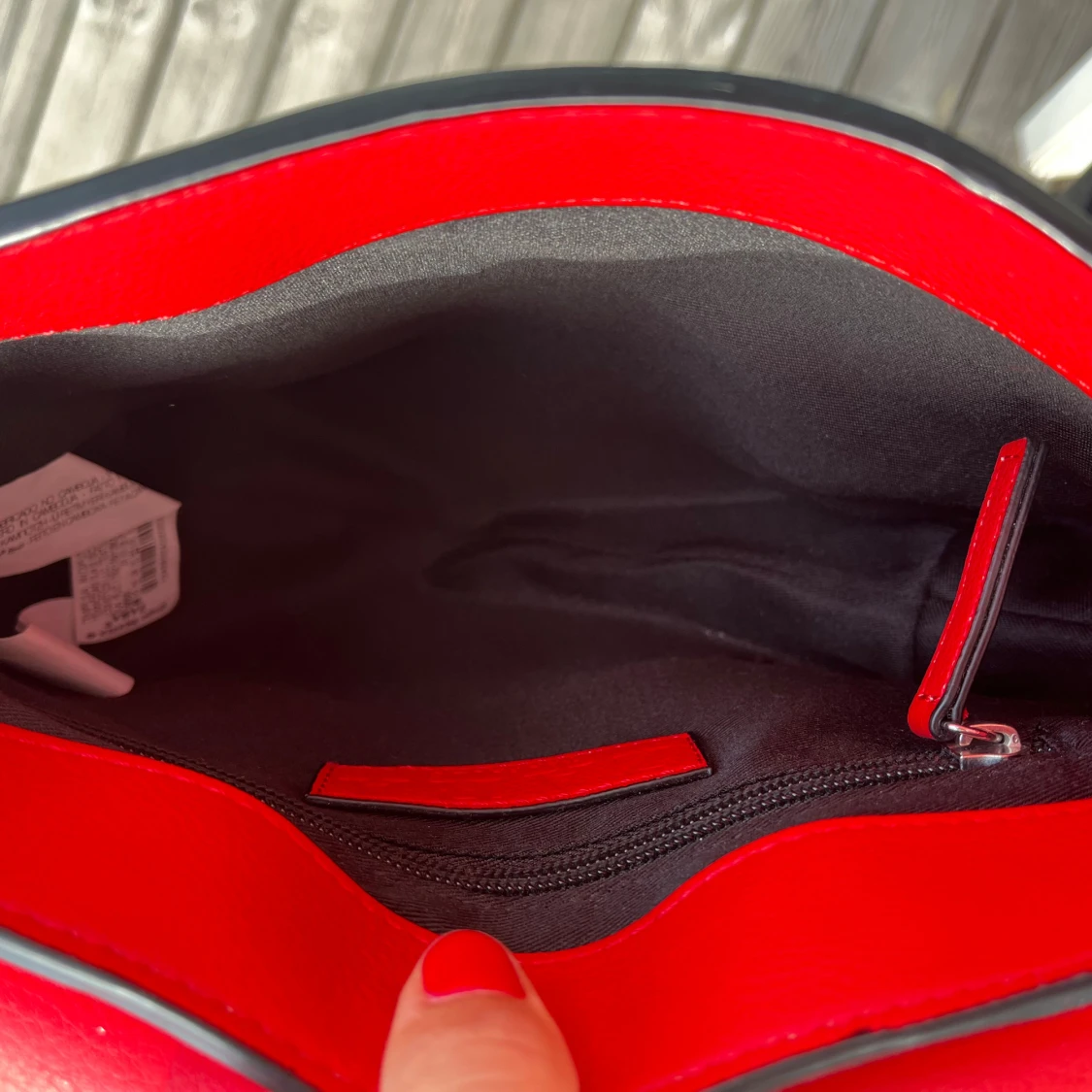 Röd väska - 90