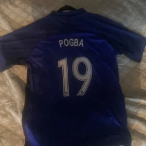Pogba Frankrike Fotbollströja Storlek L - Pogba Frankrike Fotbollströja nummer 19. Lite stor