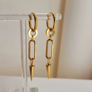 Handgjorda örhängen  - Handgjorda örhängen●Följ :@ekjewelryofficial🤲 ● 💎Material- 100% rostfritt stål ●Örhängeskrokar -rostfritt stål. Nickel fri. Längd -6cm Vattentåliga, ändrar inte färgen! Köp för 1st-100kr eller 170kr/paret