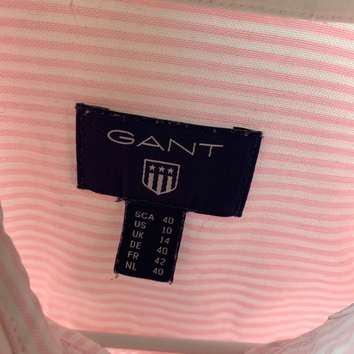 Rosa randig skjorta från GANT - 91