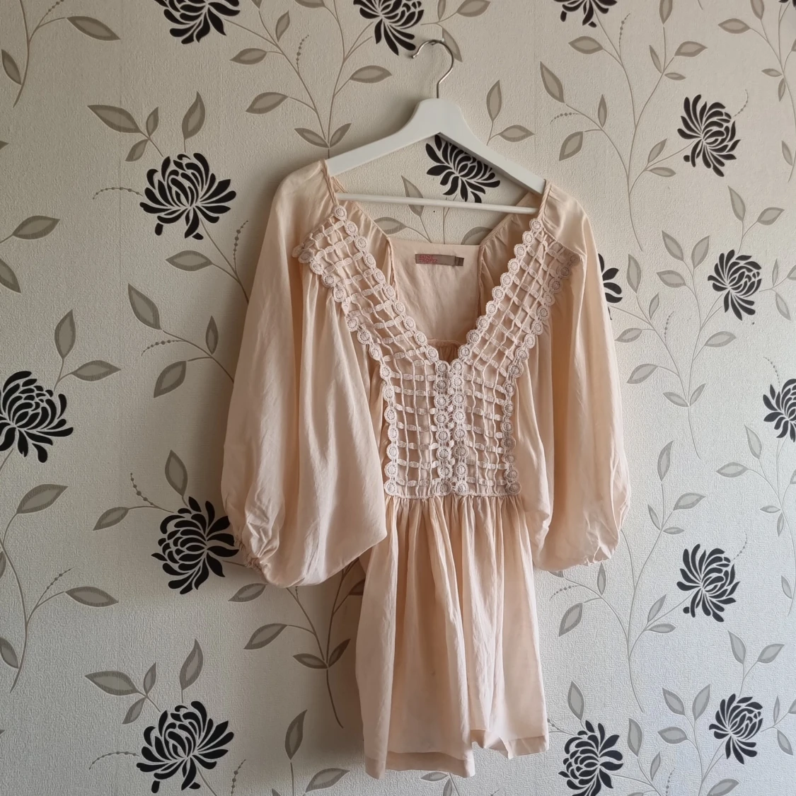 Saint tropez, rosa/beige/peach, topp/blus/tröja, Strl: S/36,  - 90