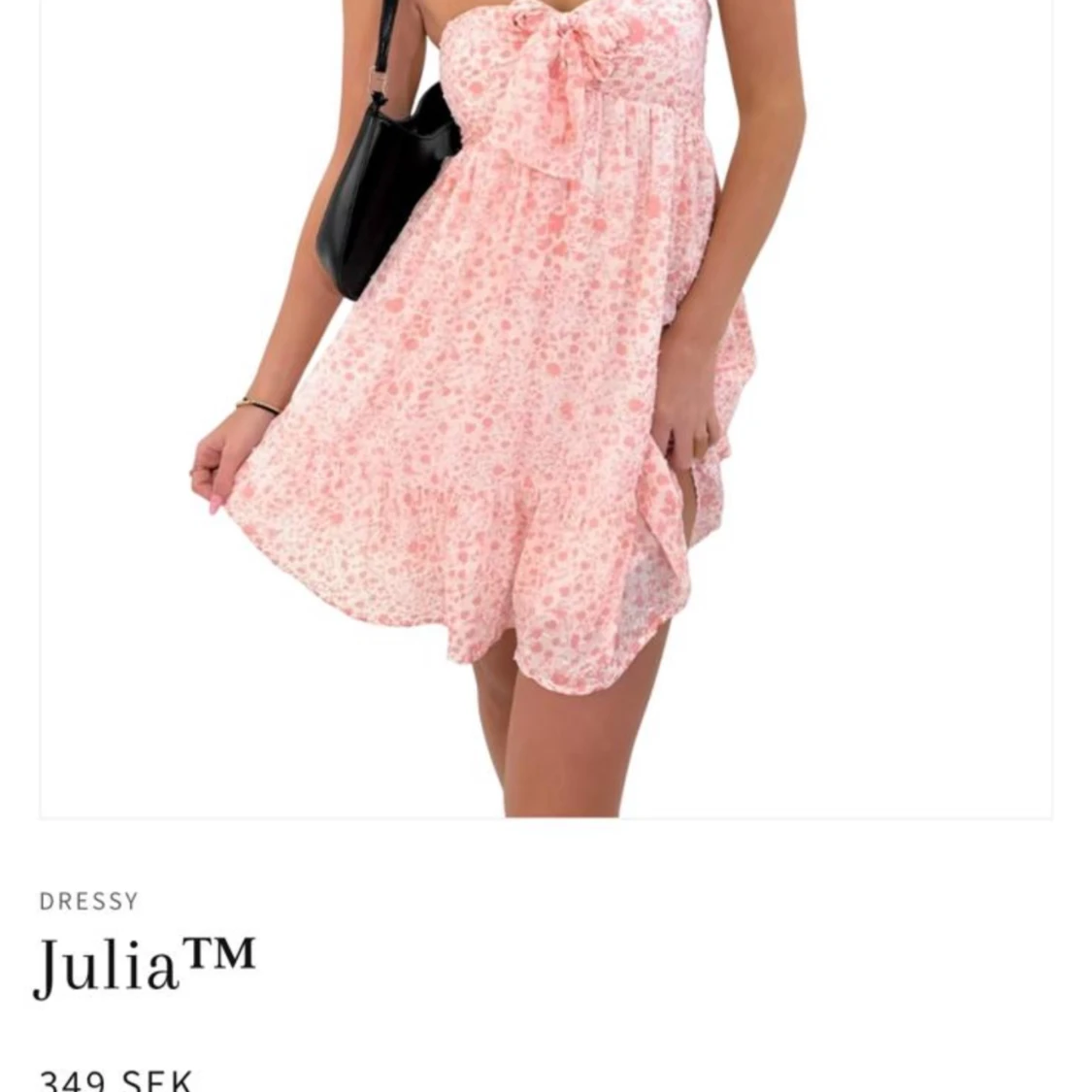 Rosa sommar klänning - 90