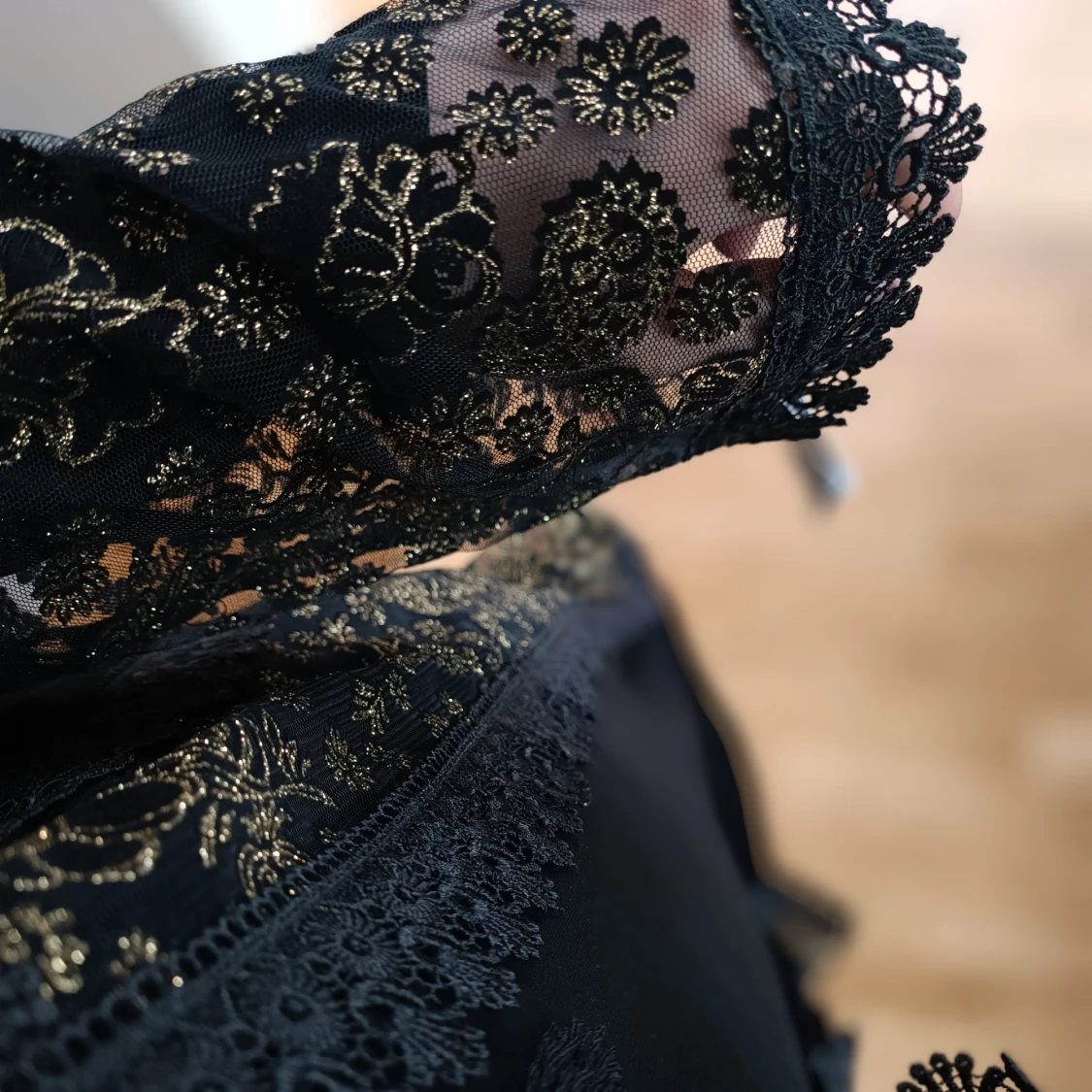 Svart abaya - 91