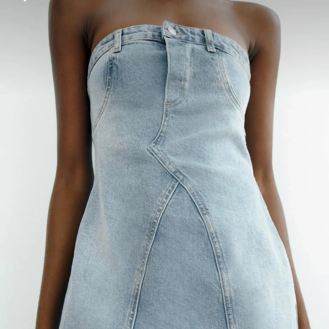 Jeans klänning  - 92