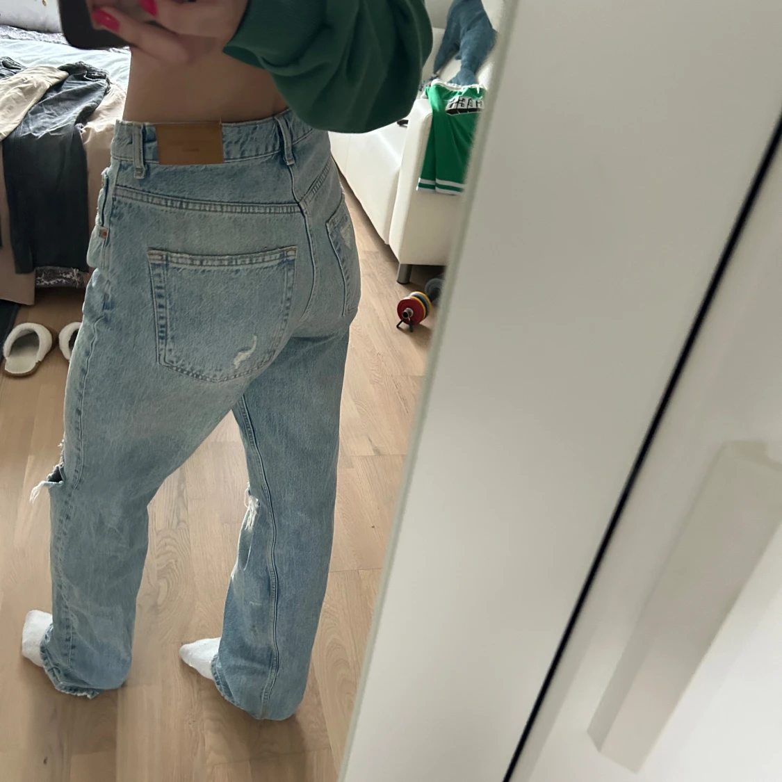 Blåa jeans - 90