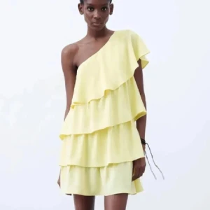 Intressekoll Gul Zara klänning  - Intressekoll på min gula zara klänning som är slutsåld