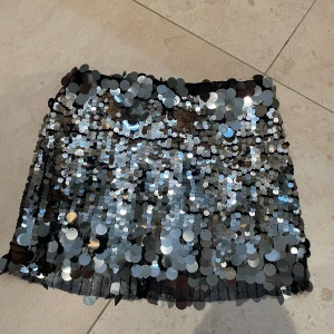 Festkjol från Zara! - Jättesnygg festkjol med paljetter. Använd en gång, från Zara!🥰