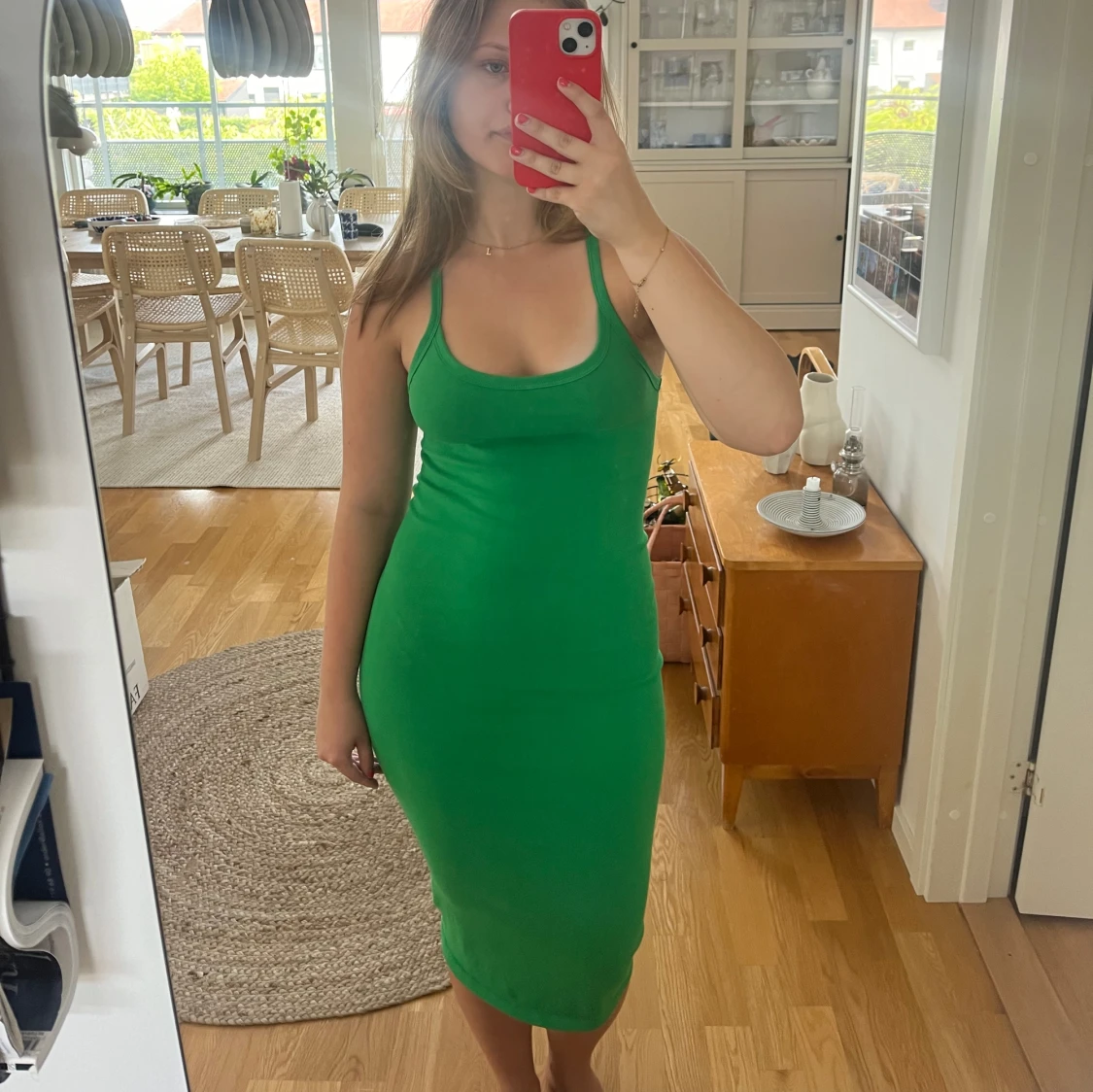 Grön klänning från Zara