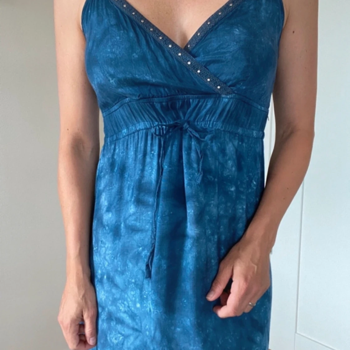 Långklänning blå S