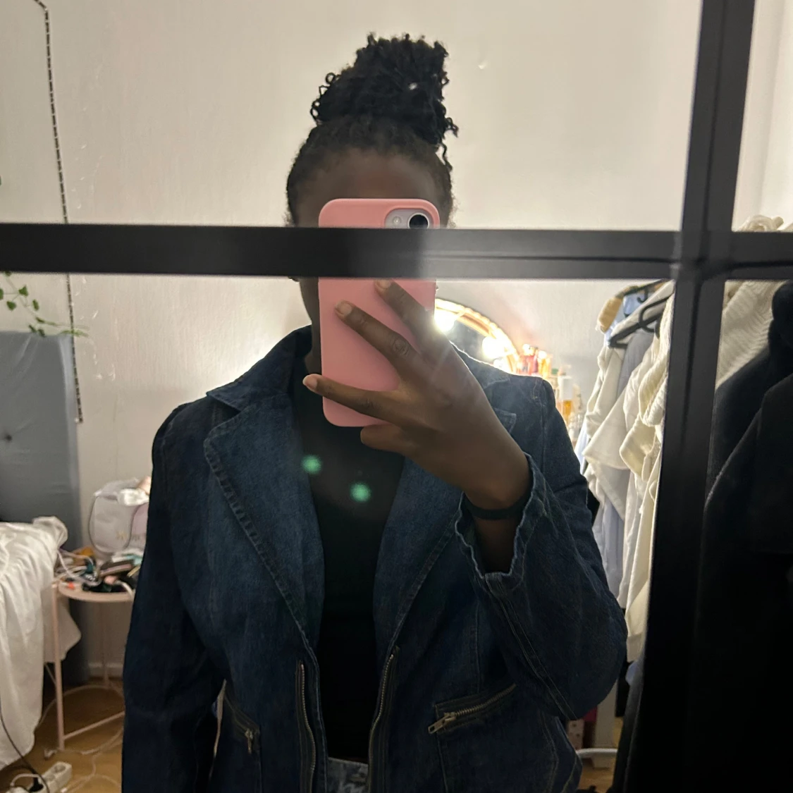 Vintage jeans jacka - 91