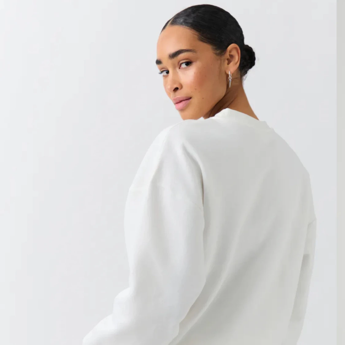 Vit sweatshirt  - 90