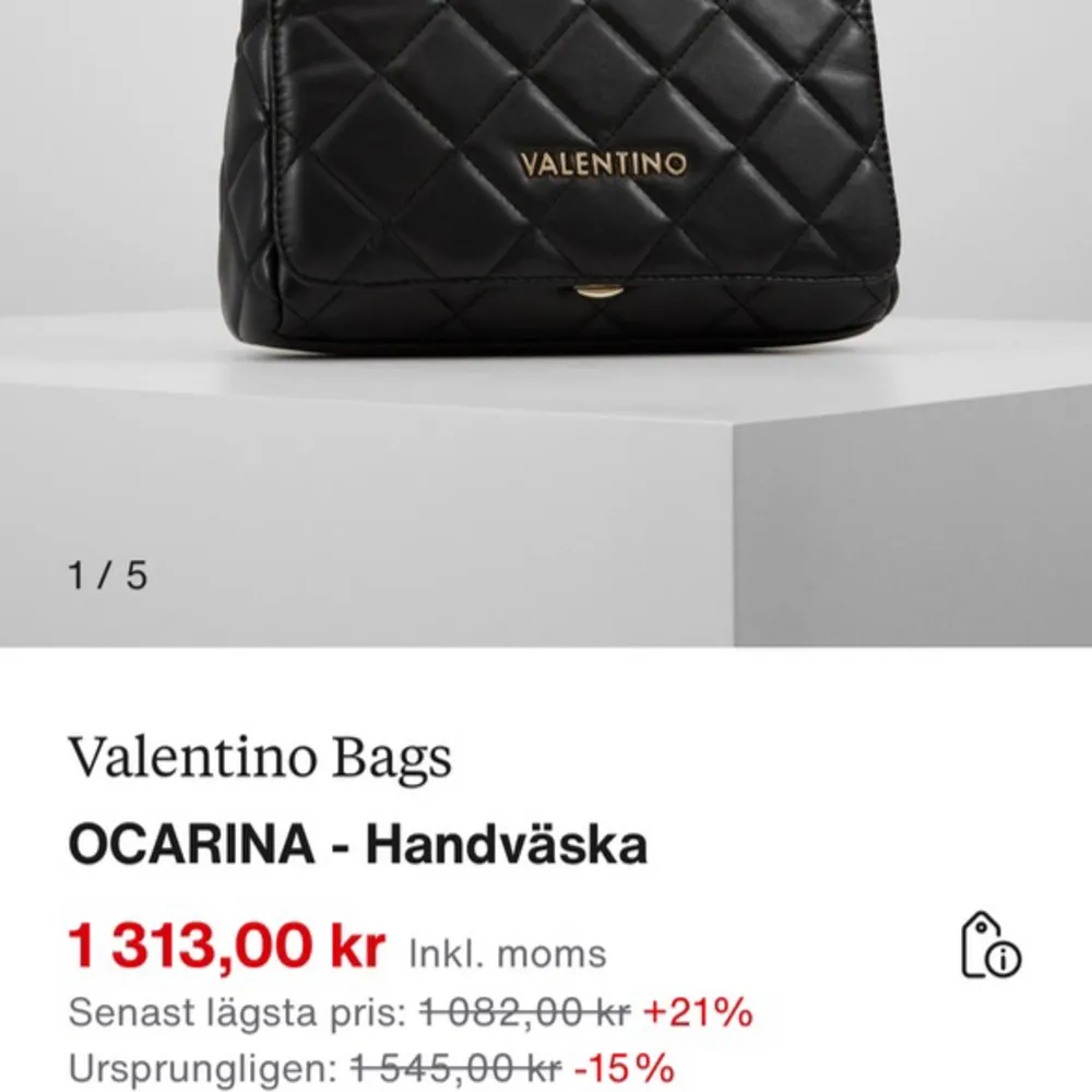 Säljer min knappt använda Valentino väska. Ord: 1545 säljer för 800kr. Väskor.