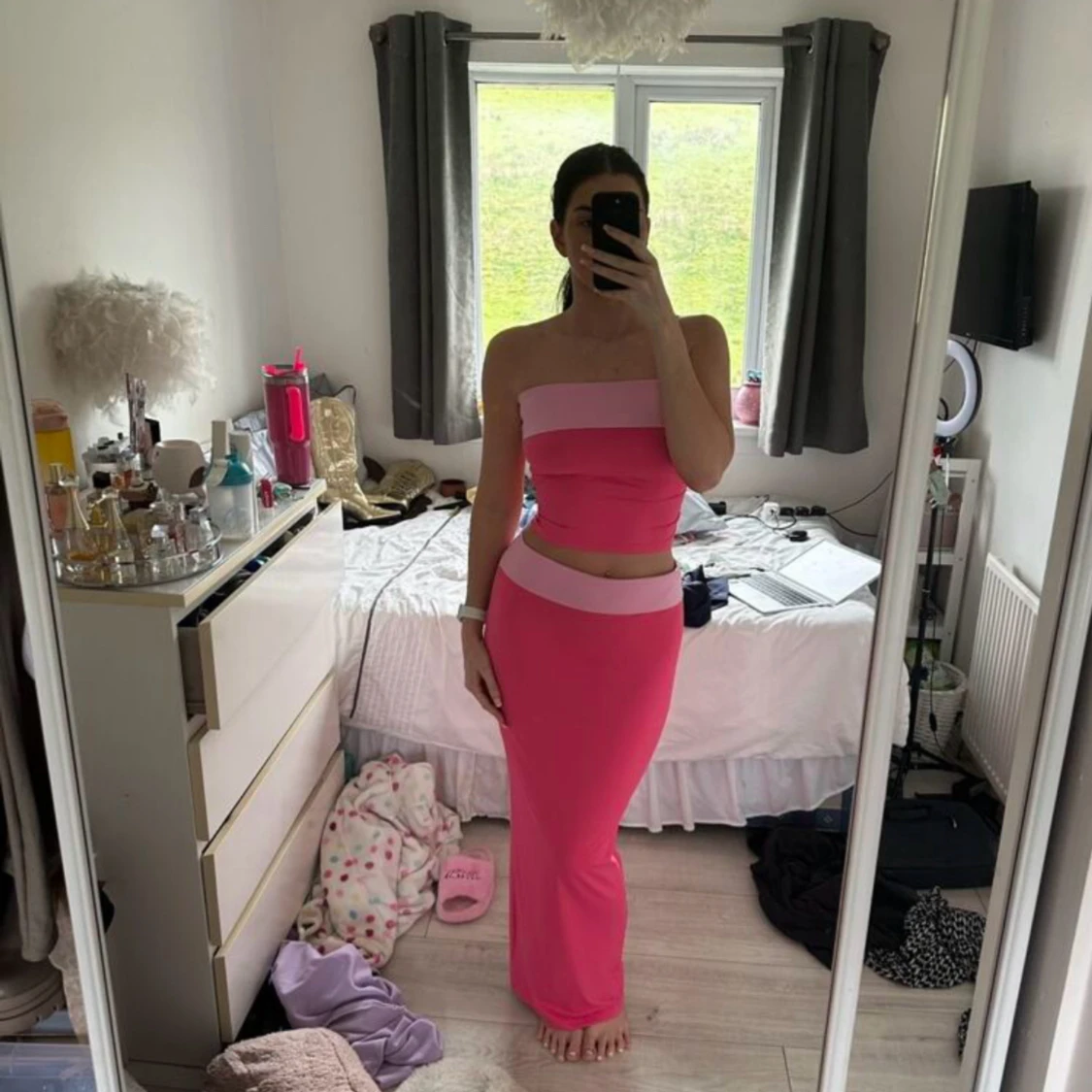 Tubtopp och kjol sett