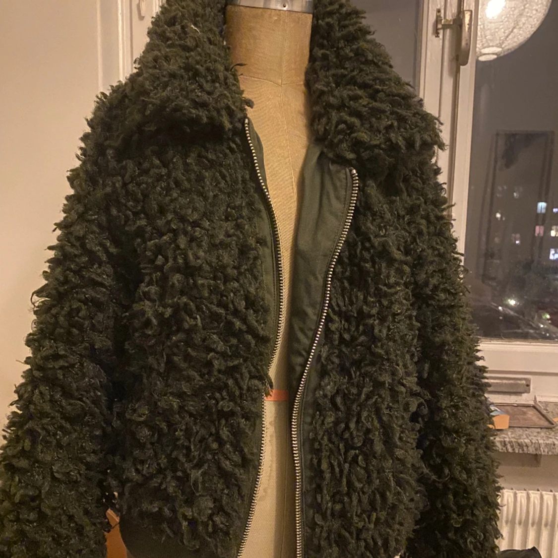Grön Teddy-Jacka - 91
