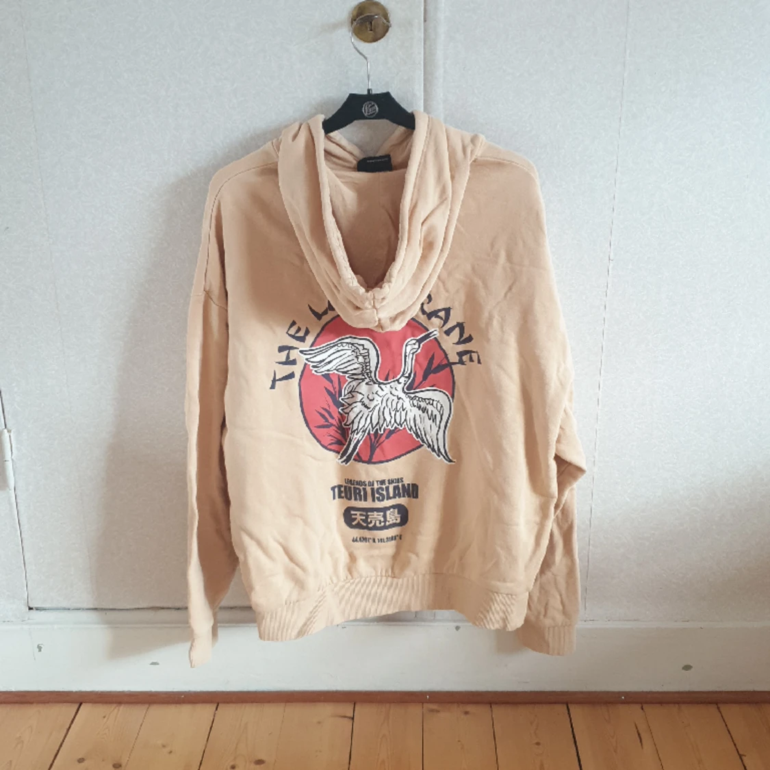 Hoodie med tryck (S) - 90