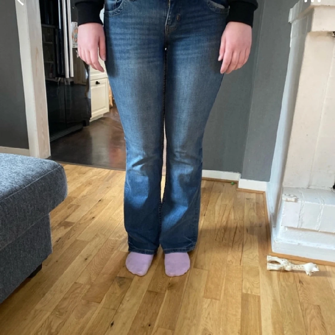 Low waist bootcut jeans