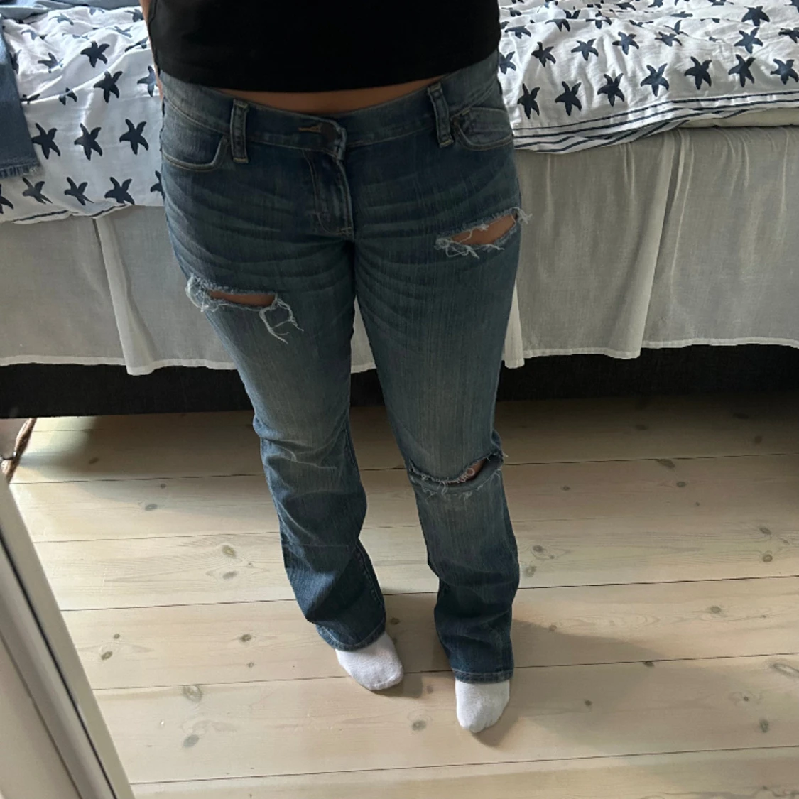 Lågmidjade jeans - 90