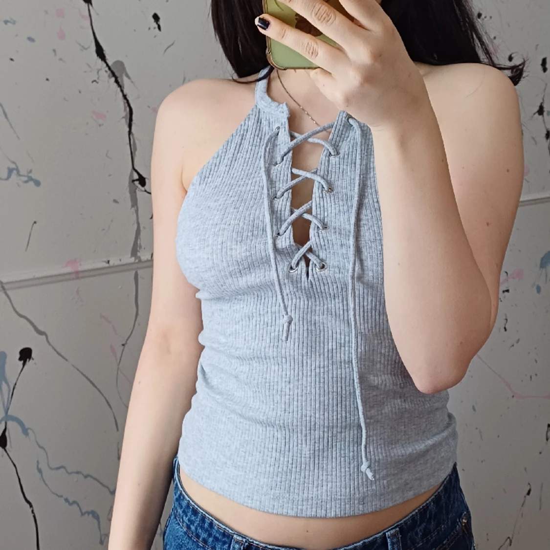 Ribbad top Bik Bok S