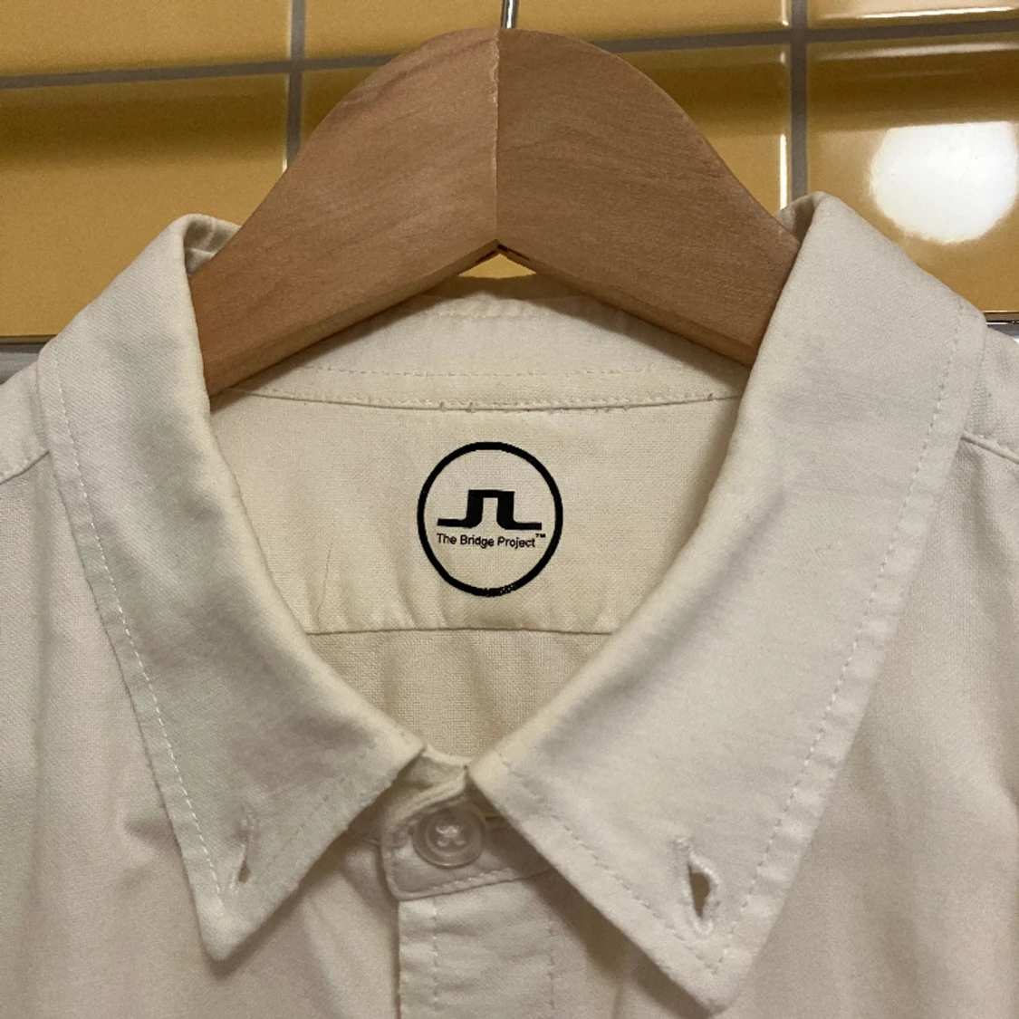 Vit buttondown JL-Skjorta Stl. L - 90