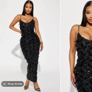 Paljett klänning  - Så fin klänning helt ny med prislappen kvar! Från fashionnova i storlek L men liten i storleken så funksr till en M. Perfekt till nyår