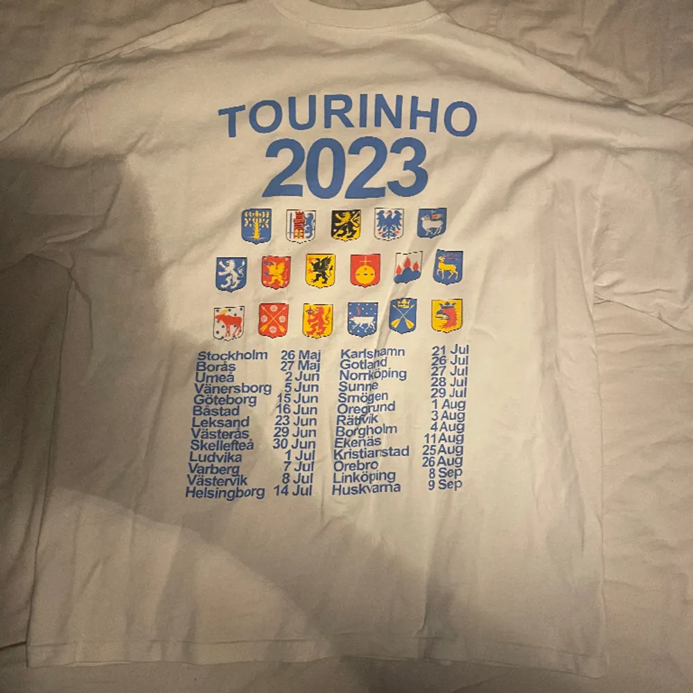 Tja säljer nu bolagets TOURINHO 2023  då jag aldrig använder den. Storleken är L men den är typ som XL för att de är en bagy tröja.. T-shirts.