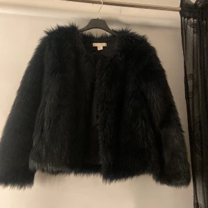 Pälsjacka från H&M - Svart pälsjacka från Hk&M, aldrig använd, storlek 38. Väldigt fint skick 