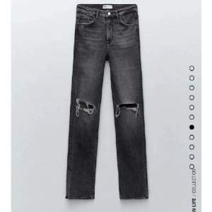 Jättefina jeans från Zara och har använt dom ett par gånger 💕 Är 175 och längden passar mig perfekt 💋