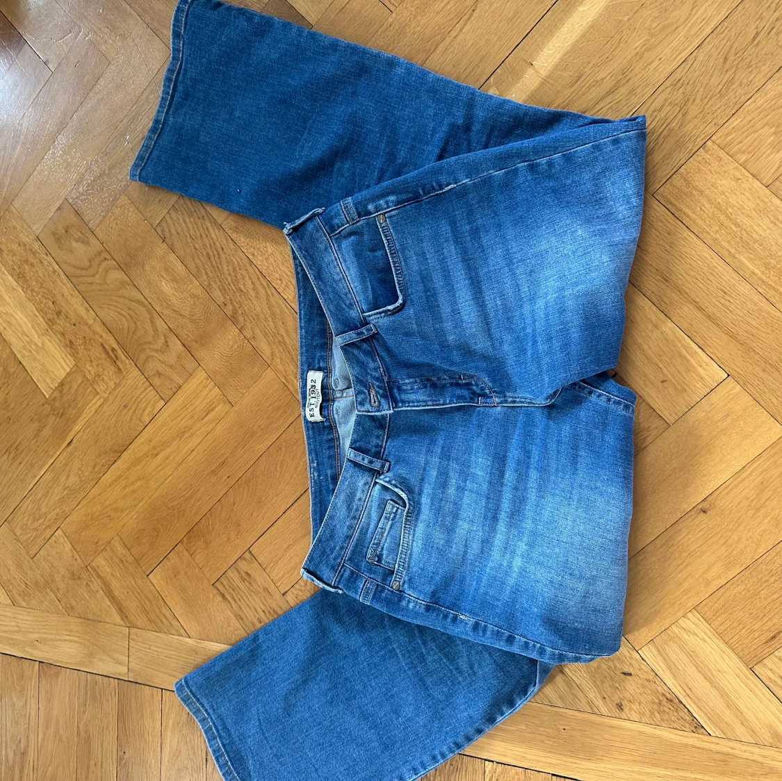 Lågmidjade bootcut jeans - 91
