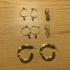 Örhängen  - Har aldrig blivit använda eftersom jag inte har guld smycken