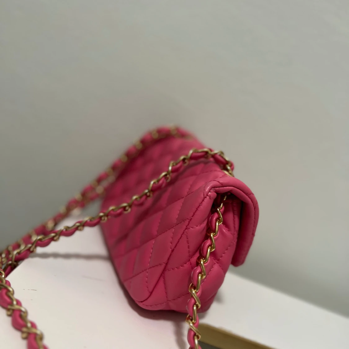 Elegant tidlös rosa mini väska  - 91