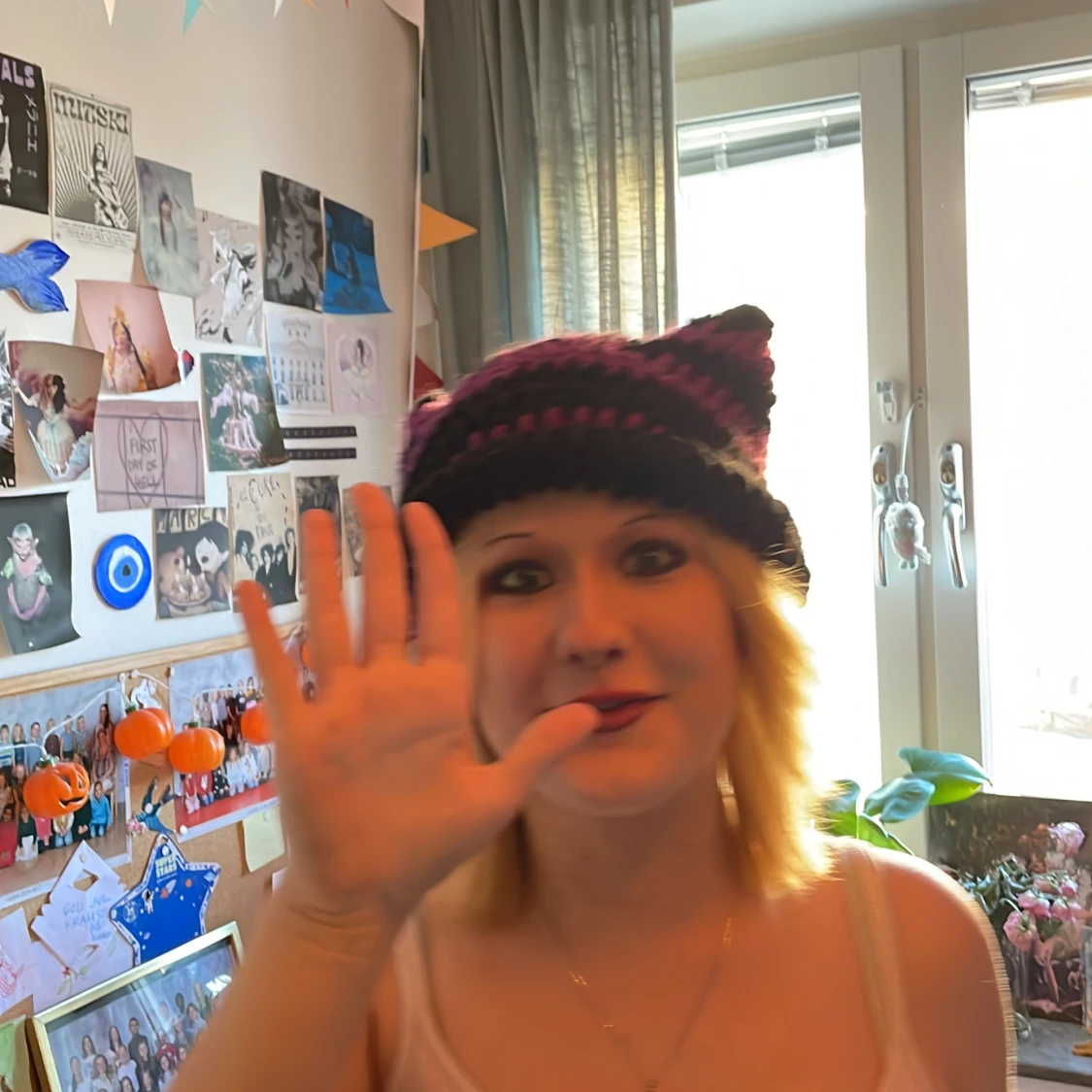 Cat beanie😝😝 - 91