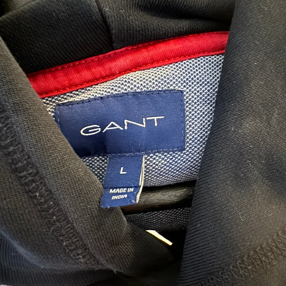 Svart Gant Hoodie - 91