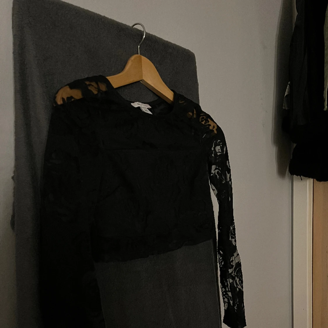 Fin långärmad svart topp!🤍 - 90