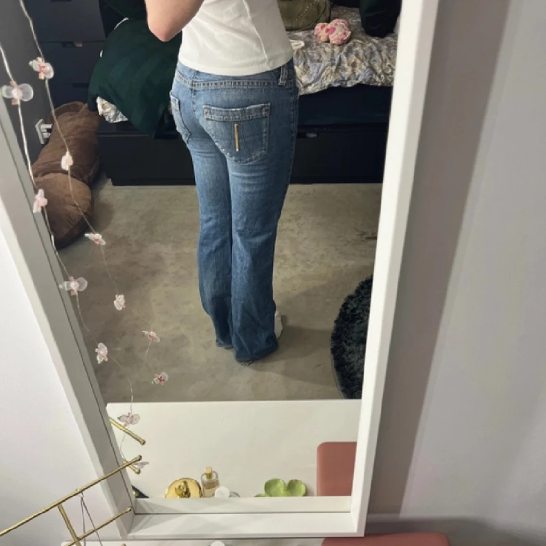 Low rise botcut jeans - 90