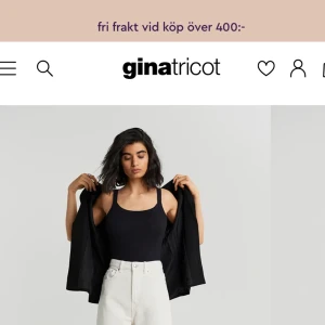 Linne Ginatricot  - Basic rib linne från Ginatricot, storlek S🫶🏼