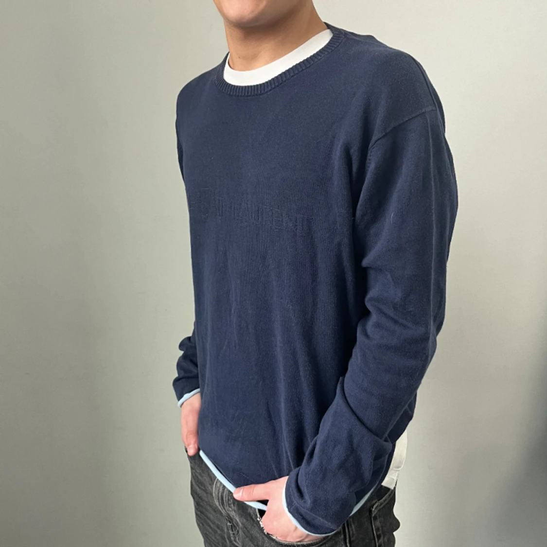 SAINT LAURENT - STICKAD TRÖJA - 90