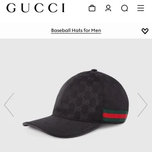 Keps - Säljer en äkta gucci keps i strl M Köpt på guccis hemsida, boxen är kvar med allt tillbehör   Priset kan diskuteras vid snabb affär!