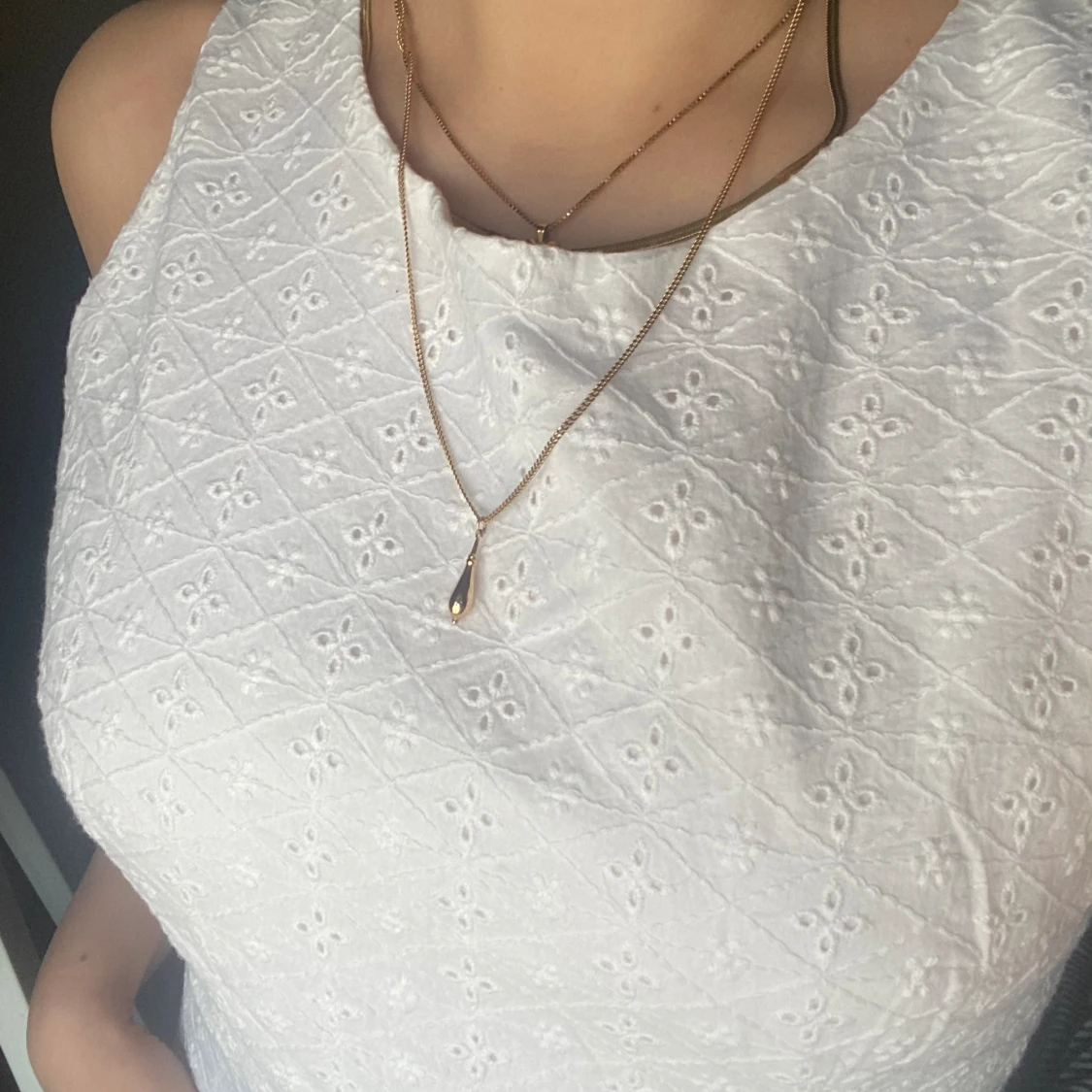 Vit klänning - 90