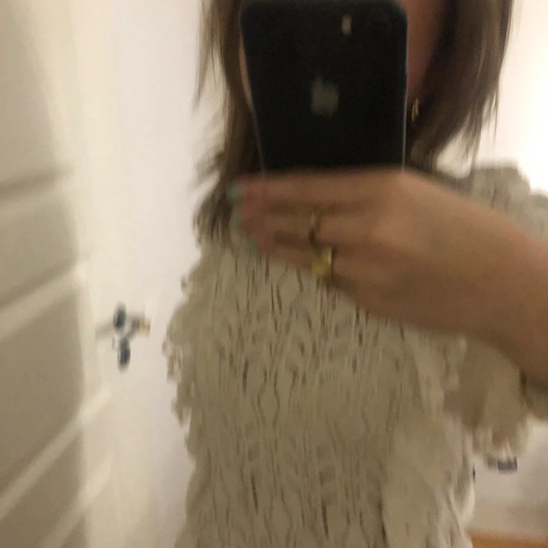 Stickad topp/linne - 91