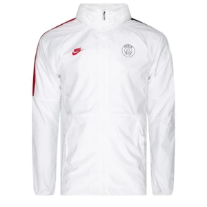 Paris Saint-Germain Lightweight Träningsjacka - Vit/Navy/Röd - Vattenavvisande material som hjälper dig att hålla dig torr och nätpaneler på baksidan som ger god ventilationsförmåga Sidfickor och bröstficka med dragkedja vilket möjliggör enkel och säker förvaring av dina tillhörigheter.