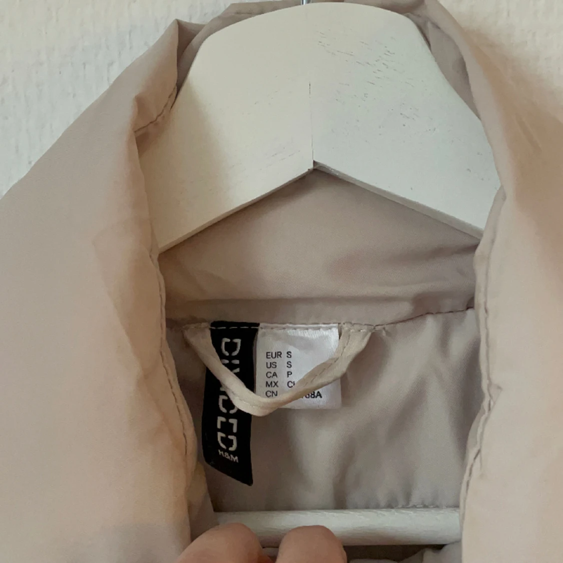 Beige pufferjacka - 90