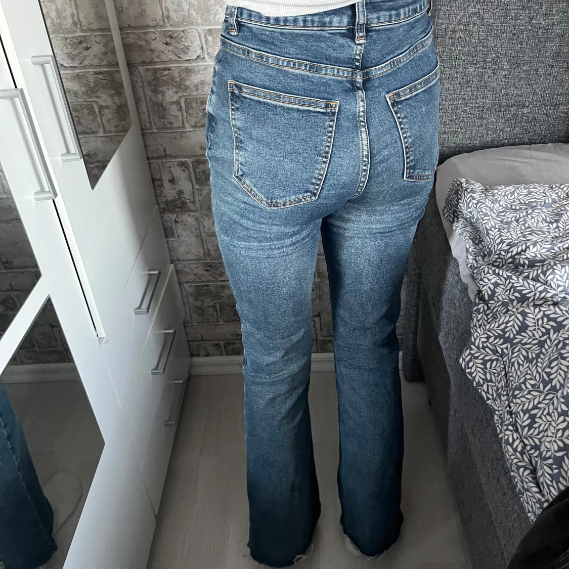 Bootcut jeans blå - 90