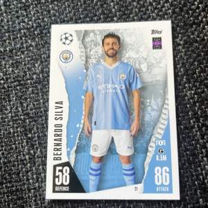 bernardo Silva topps samlar kort i match attax serien. fint skick