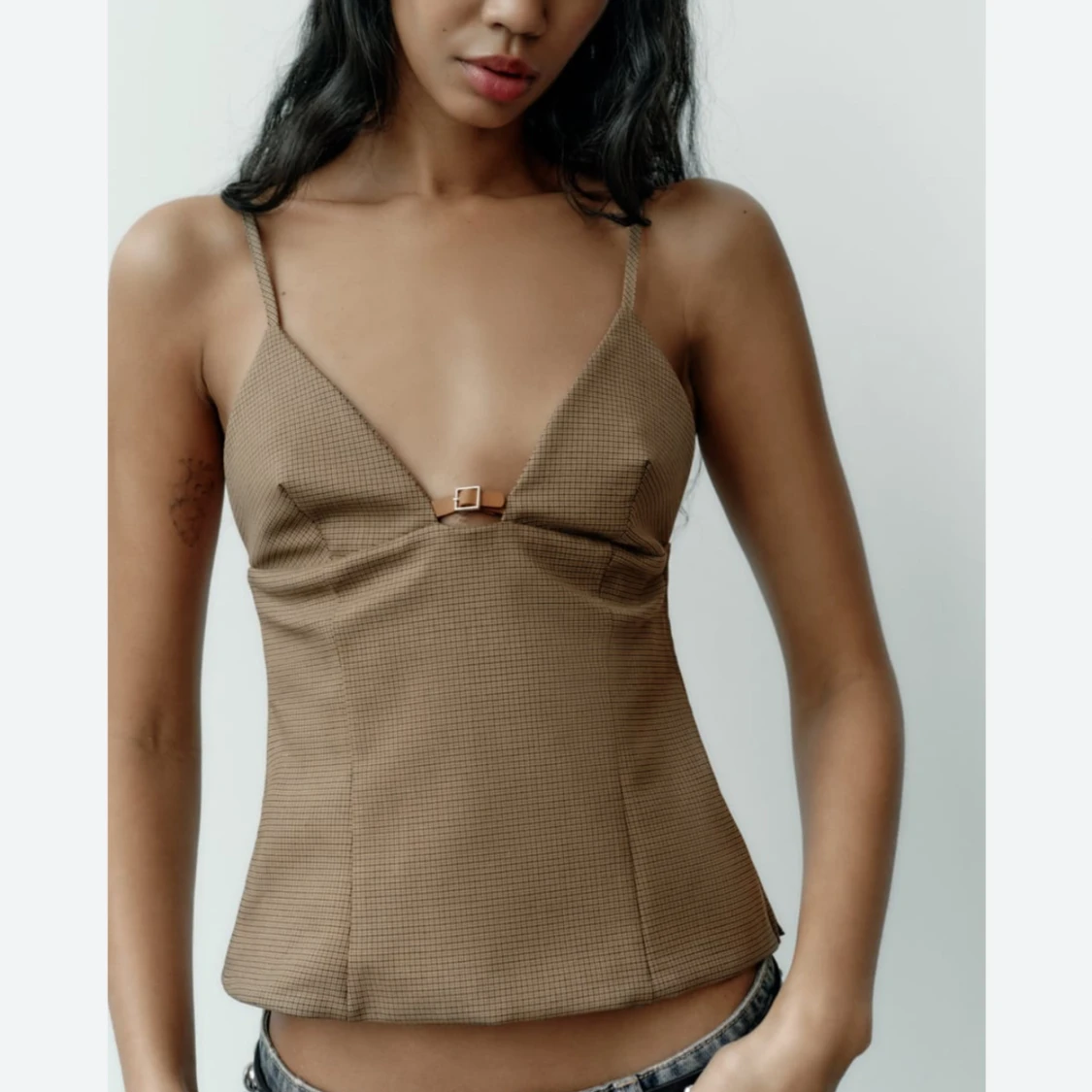 Zara brun topp 🤎 - 90