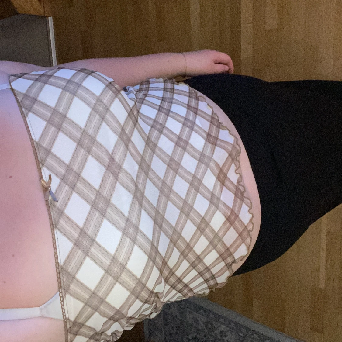 Brun vit kjol/ topp🤎🤍 - 91