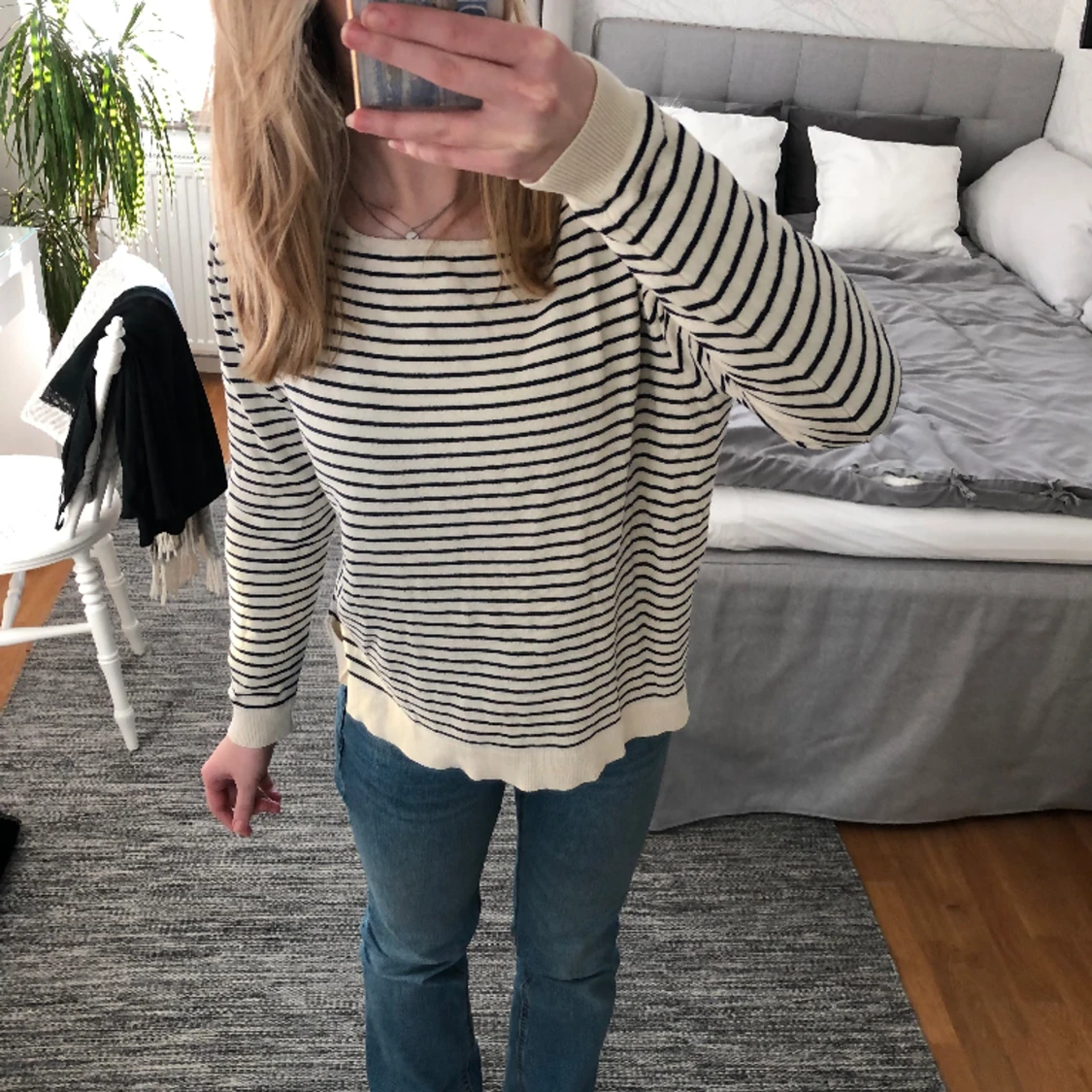 Randig zara tröja  - 91