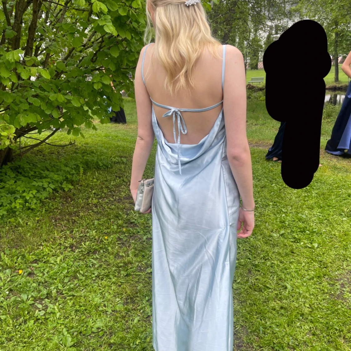 Ljusblå klänning  - 91