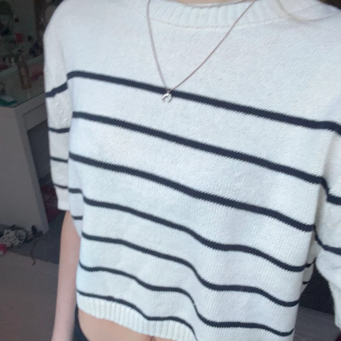 Fin kroppad t-shirt  - 90