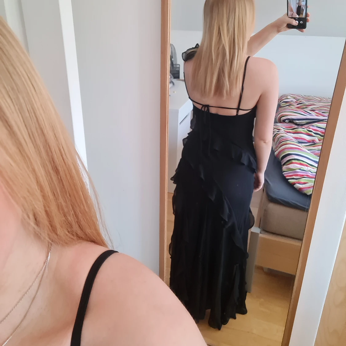 Svart bal/fest klänning - 92